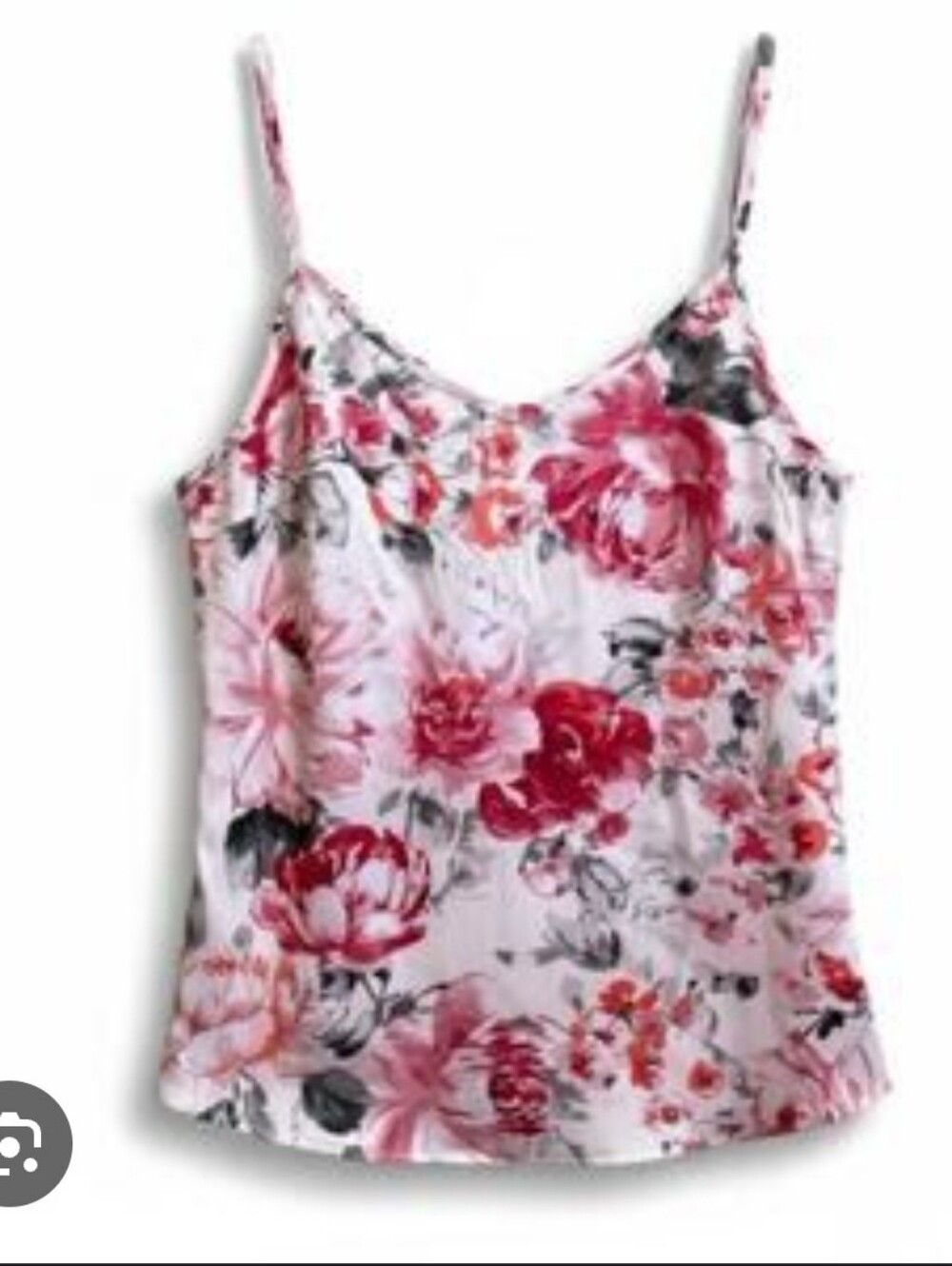 White house black market floral tank top